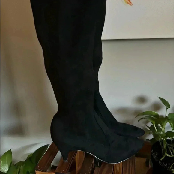 Sam Edelman Kristen Over The Knee Kitten Heel Boots - Picture 4 of 8